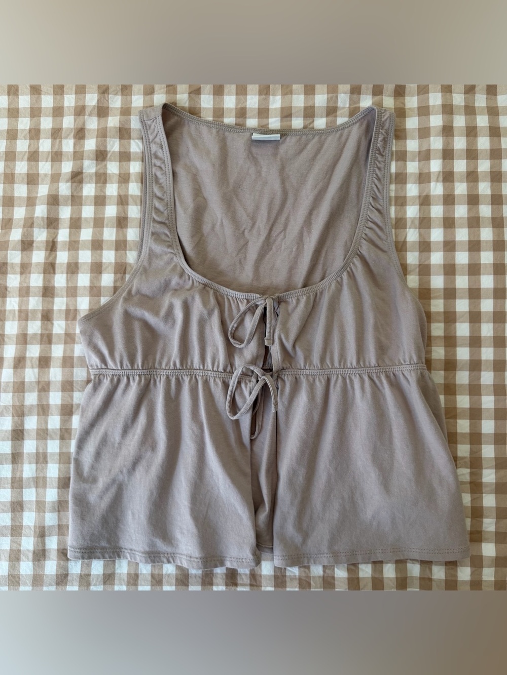 Aritzia Sunday Best Light Purple Tank Top